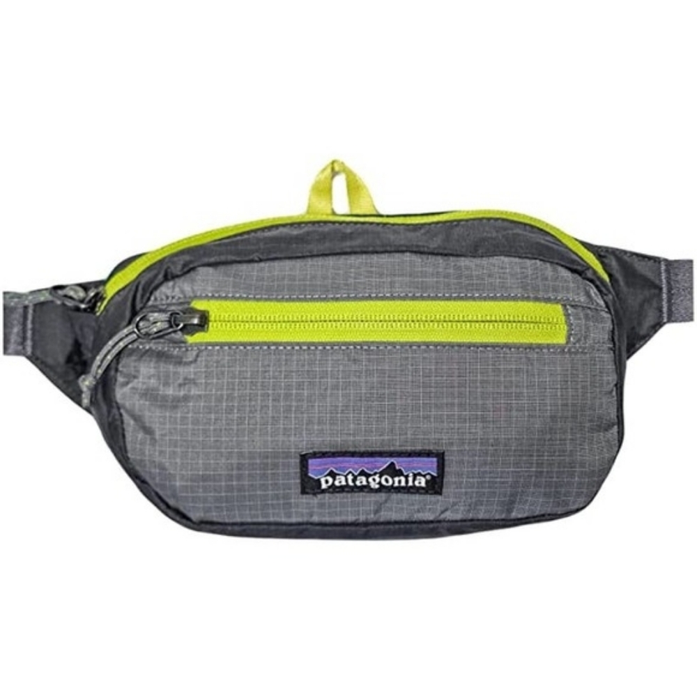 🌱 Patagonia Ultralight Terravia Black Hole Mini Hip Pack in Green/Gray 🥾